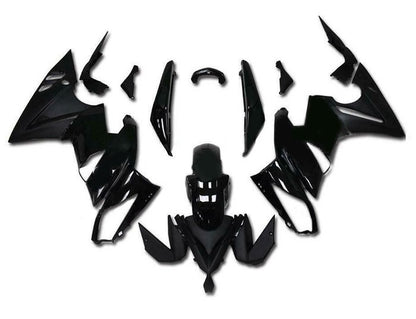 Kawasaki Ninja 650 Fairing Kit (2009-2011) Black, Matte Black at KingsMotorcycleFairings.com