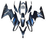 Kawasaki Ninja 650 Fairing Kit (2009-2011) Matte Black, Blue at KingsMotorcycleFairings.com