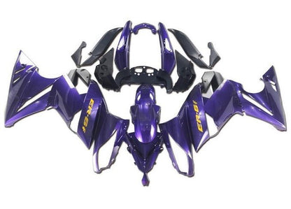 Kawasaki Ninja 650 Fairing Kit (2009-2011) Purple, Yellow at KingsMotorcycleFairings.com