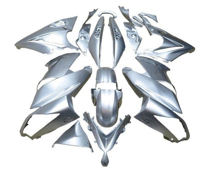 Kawasaki Ninja 650 Fairing Kit (2009-2011) Silver at KingsMotorcycleFairings.com