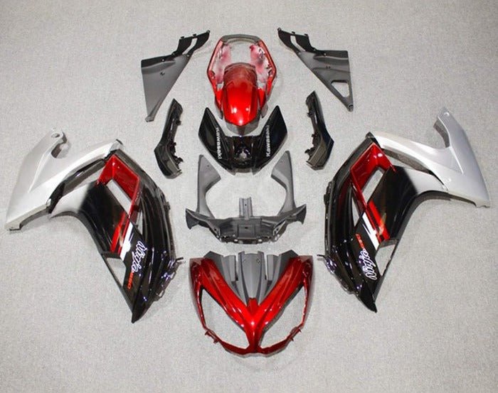 Kawasaki Ninja 650 Fairing Kit (2012-2016) Red, Black, Silver at KingsMotorcycleFairings.com