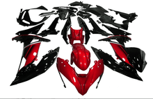 Kawasaki Ninja 650 Fairing Kit (2017-2019) Candy Red, Black at KingsMotorcycleFairings.com