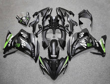 Kawasaki Ninja 650 Fairing Kit (2017-2019) Matte Black, Green, White Monster at KingsMotorcycleFairings.com