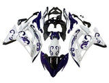 Kawasaki Ninja 650 Fairing Kit (2017-2019) White, Dark Blue, Black at KingsMotorcycleFairings.com