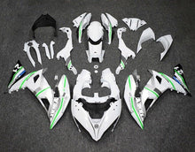 Kawasaki Ninja 650 Fairing Kit (2017-2019) White, Silver, Green at KingsMotorcycleFairings.com