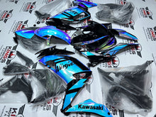 Kawasaki Ninja 650 Fairing Set (2020-2025) Blue, Pink Chrome Chameleon, Black at KingsMotorcycleFairings.com