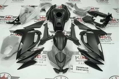 Kawasaki Ninja 650 Fairings (2020-2025) Matte Black from KingsMotorcycleFairings.com