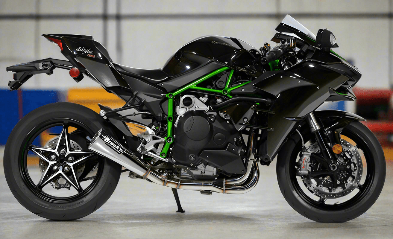 Kawasaki Ninja H2 Fairing set (2015-2022) Black at KingsMotorcycleFairings.com