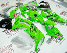 Kawasaki Ninja ZX-10R Fairings (2011-2015) Green Ninja, Black at KingsMotorcycleFairings.com