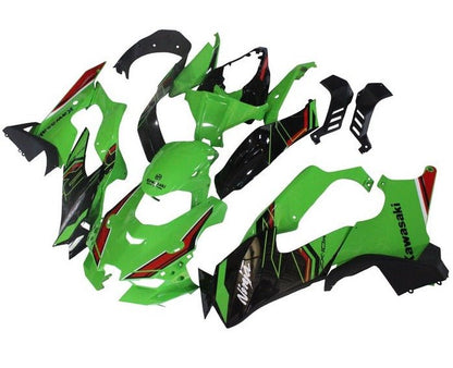 Kawasaki Ninja ZX10RR Fairings (2021-2025) Green, Black, Red, White at KingsMotorcycleFairings.com