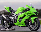 Kawasaki Ninja ZX10RR Fairings (2021-2025) Green, Black at KingsMotorcycleFairings.com