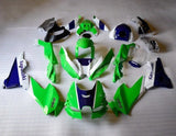 Kawasaki Ninja ZX10RR Fairings (2021-2025) Green, Blue, White at KingsMotorcycleFairings.com