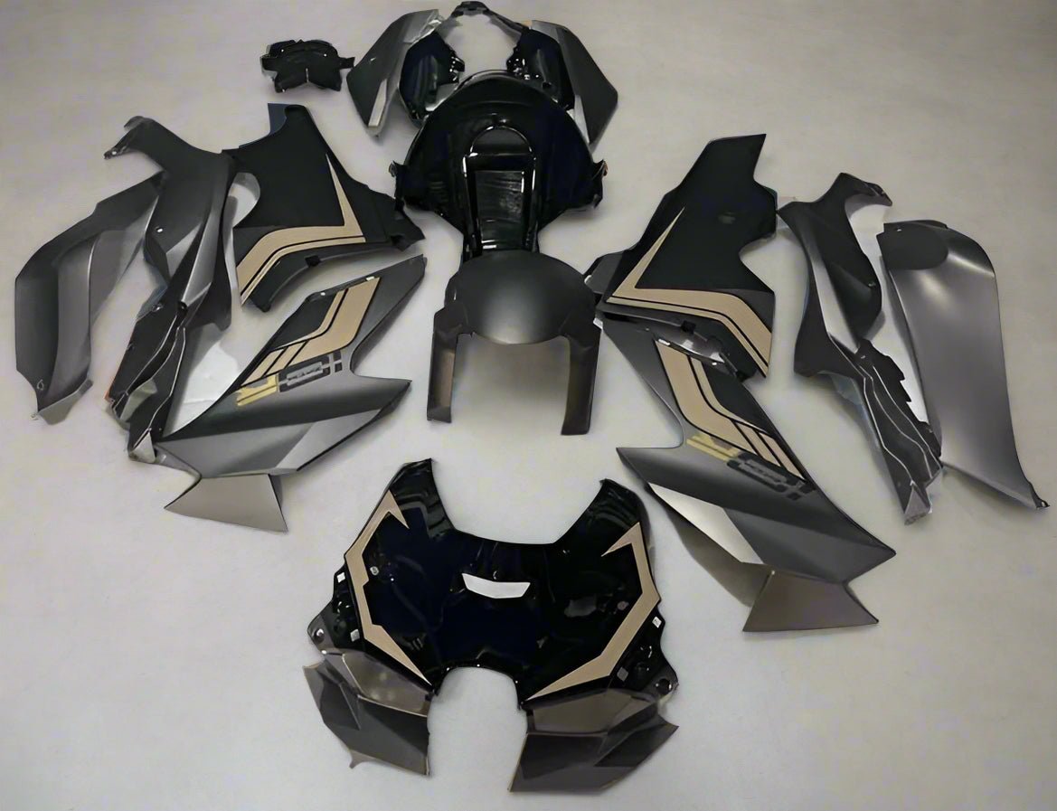 Kawasaki Ninja ZX10RR Fairings (2021-2025) Matte Black, Brown, Black at KingsMotorcycleFairings.com