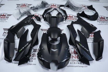 Kawasaki Ninja ZX10RR Fairings (2021-2025) Matte Black, White, Green from KingsMotorcycleFairings.com