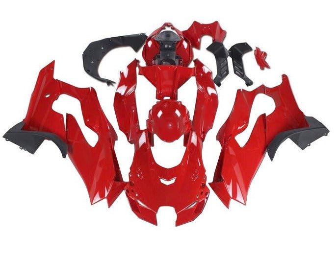 Kawasaki Ninja ZX10RR Fairings (2021-2025) Red at KingsMotorcycleFairings.com