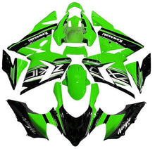 Kawasaki Ninja ZX10R Fairing Kit (2004-2005) Black, Green, Silver at KingsMotorcycleFairings.com