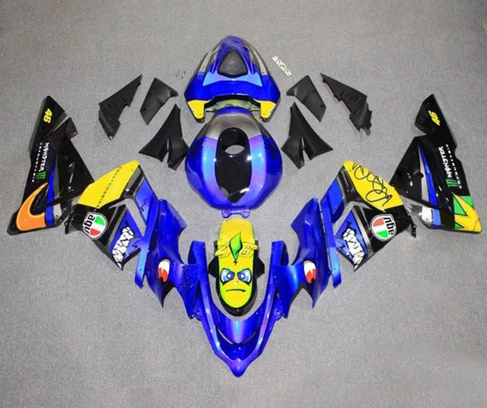 Kawasaki Ninja ZX10R Fairing Kit (2004-2005) Blue Creature at KingsMotorcycleFairings.com