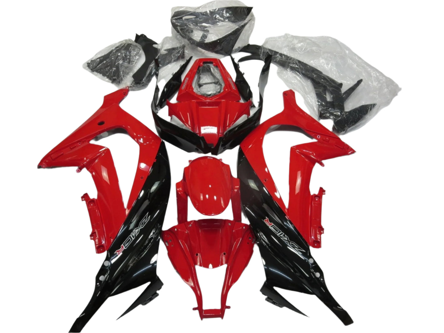 Kawasaki Ninja ZX10R Fairing Set (2011-2015) Red, Black at KingsMotorcycleFairings.com