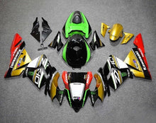Kawasaki Ninja ZX10R Fairings (2004-2005) Gold, Black, Green, White, Red at KingsMotorcycleFairings.com
