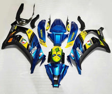 Kawasaki Ninja ZX10R Fairings (2011-2015) Blue, Yellow, Monster at KingsMotorcycleFairings.com