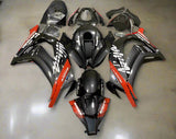 Kawasaki Ninja ZX10R Fairings (2011-2015) Faux Carbon Fiber, Red, White at KingsMotorcycleFairings.com
