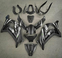 Kawasaki Ninja ZX10R Fairings (2011-2015) Matte Black, White at KingsMotorcycleFairings.com