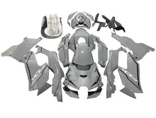 Kawasaki Ninja ZX10R Fairings (2021-2025) Nardo Gray, Black at KingsMotorcycleFairings.com