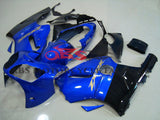 Kawasaki ZX12R Fairings (2000-2001) Blue, Black, Gold at KingsMotorcycleFairings.com