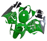 Kawasaki Ninja ZX12R Fairings (2000-2001) Green, Silver, White at KingsMotorcycleFairings.com