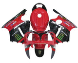 Kawasaki Ninja ZX12R Fairings (2000-2001) Red, Black, Monster at KingsMotorcycleFairings.com