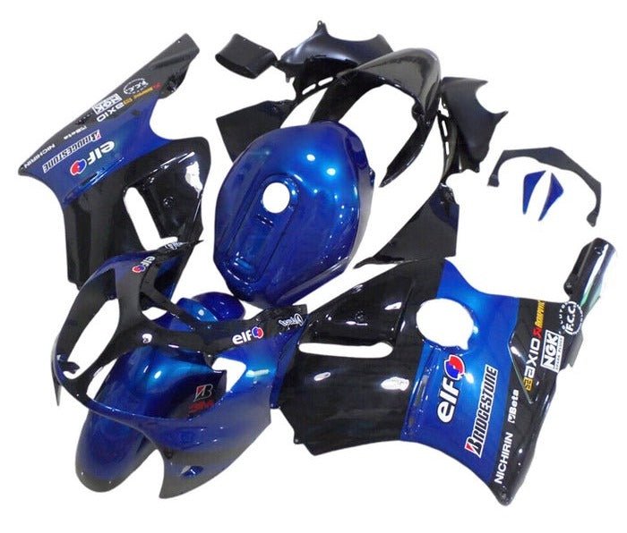 Kawasaki Ninja ZX12R Fairings (2002-2006) Blue, Black, Elf at KingsMotorcycleFairings.com