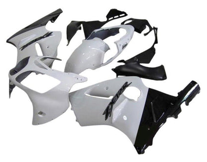 Kawasaki Ninja ZX12R Fairings (2002-2006) White, Black at KingsMotorcycleFairings.com