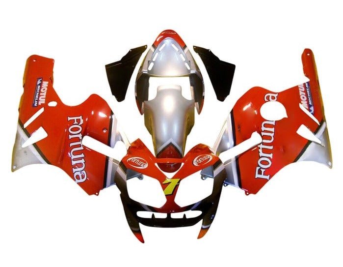 Kawasaki Ninja ZX12R Fairings (2005-2006) Red, Silver at KingsMotorcycleFairings.com
