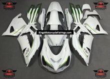 Fairings for Kawasaki Ninja ZX14R (2012-2024) White, Green, Silver at KingsMotorcycleFairings.com