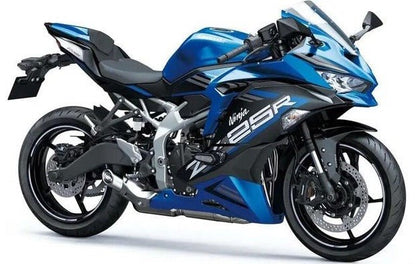 Kawasaki Ninja ZX25R Fairing Set (2019-2025) Blue, Black, White at KingsMotorcycleFairings.com