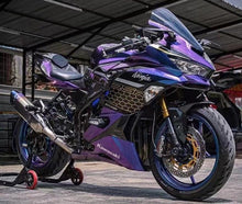 Kawasaki Ninja ZX25R Fairing kit (2019-2025) Purple, Blue, Gold, Gradient at KingsMotorcycleFairings.com