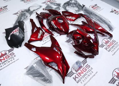 Kawasaki Ninja ZX4RR Fairings (2019-2025) Red Wine, White KRT from KingsMotorcycleFairings.com
