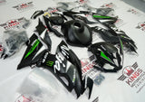 Kawasaki Ninja ZX6R 636 Fairing Kit (2019-2023) Matte Black, Green, White at KingsMotorcycleFairings.com