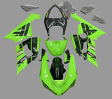 Kawasaki Ninja ZX6R 636 Fairings (2005-2006) Green, Black, Castrol at KingsMotorcycleFairings.com