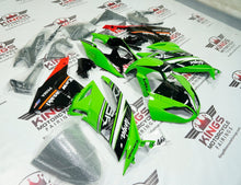 Kawasaki Ninja ZX6R 636 Fairings (2009-2012) Green, Black, Pirelli from KingsMotorcycleFairings.com