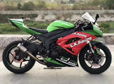 Kawasaki Ninja ZX6R 636 Fairings (2009-2012) Green, Red, White, Black at KingsMotorcycleFairings.com