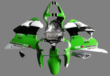 Kawasaki Ninja ZX6R 636 Fairings (2009-2012) Green, White, Black NGK at KingsMotorcycleFairings.com