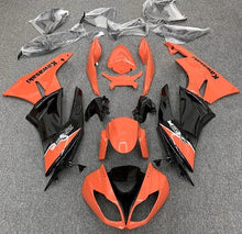 Kawasaki Ninja ZX6R 636 Fairings (2009-2012) Orange, Black at KingsMotorcycleFairings.com
