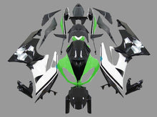 Kawasaki Ninja ZX6R 636 Fairings (2009-2012) White, Black, Green at KingsMotorcycleFairings.com