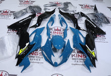 Kawasaki Ninja ZX6R 636 Fairings (2019-2023) Nardo Blue, Black, Yellow at KingsMotorcycleFairings.com