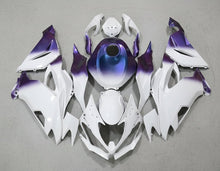 Kawasaki Ninja ZX6R 636 Fairings (2019-2023) White, Purple Gradient at KingsMotorcycleFairings.com