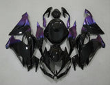 Kawasaki Ninja ZX6R Fairings (2019-2023) Black, Purple Gradient at KingsMotorcycleFairings.com