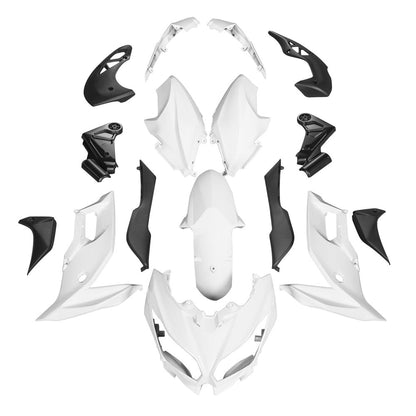 Kawasaki Versys 650 Fairings (2015-2021) White from KingsMotorcycleFairings.com