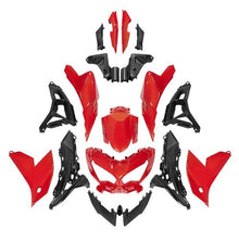 Kawasaki Versys 650 Fairings (2022-2025) Red, Black from KingsMotorcycleFairings.com