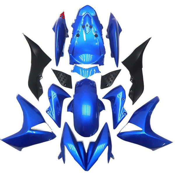 Kawasaki Z1000 Fairings (2007-2009) Blue, Black at KingsMotorcycleFairings.com